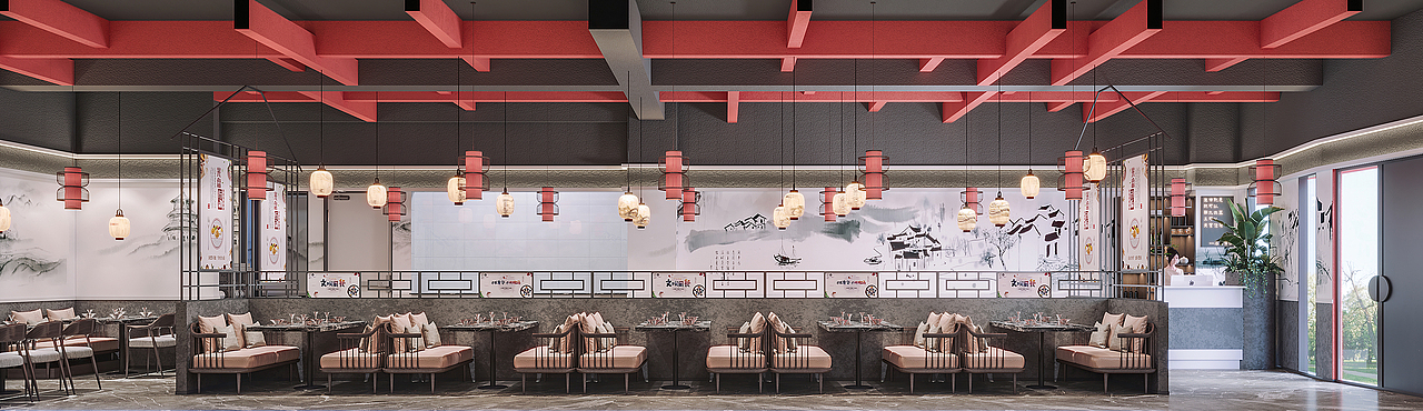 鸿门焰火-融合烤肉（图ZMjczMzA5ODgw） - 酒店餐饮设计 - 站酷设计师宝猪GZC原创素材 - 站酷ZCOOL