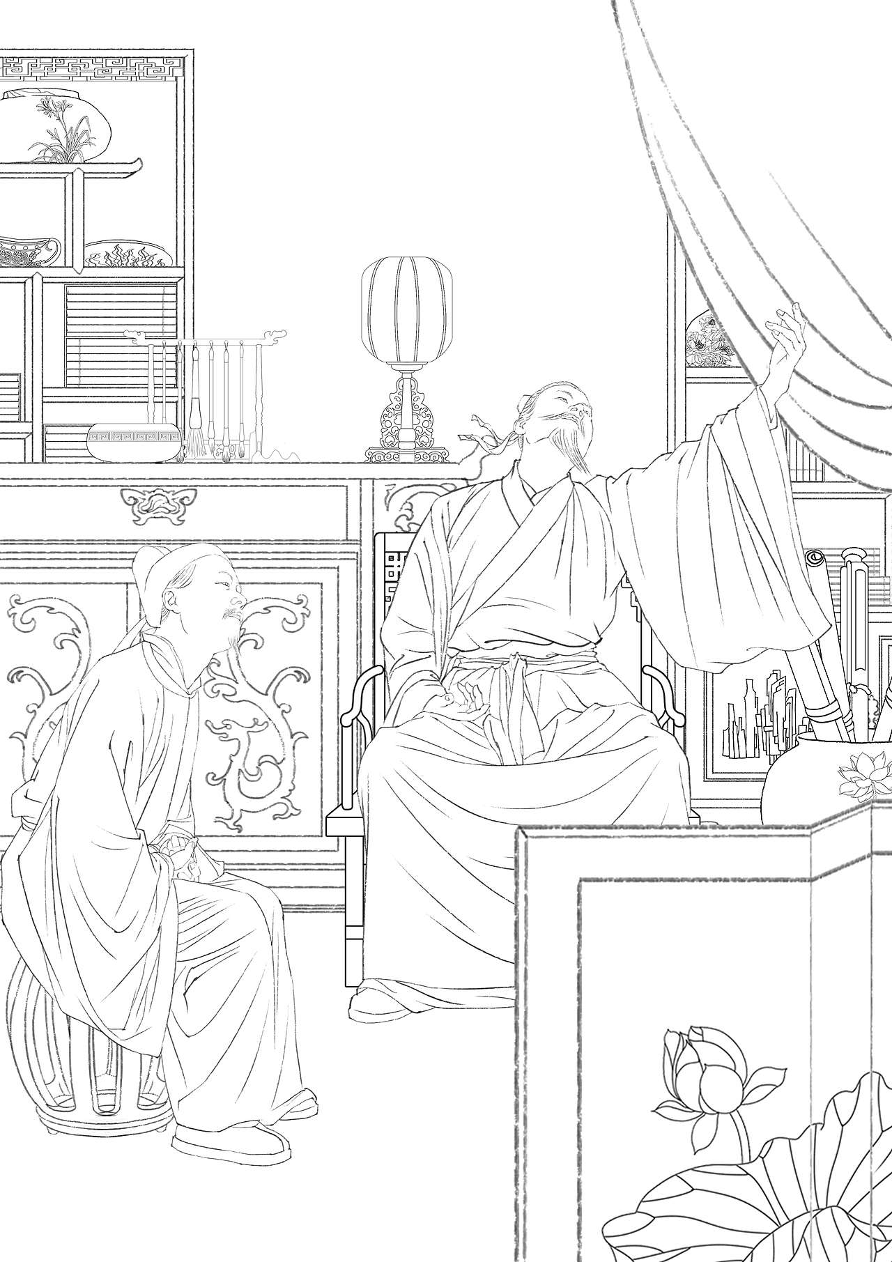 中华书局插画设计《颜真卿》/中华先贤人物故事汇（图ZMTg1OTQ0MzYw） - 商业插画 - 站酷设计师纪保超原创素材 - 站酷ZCOOL