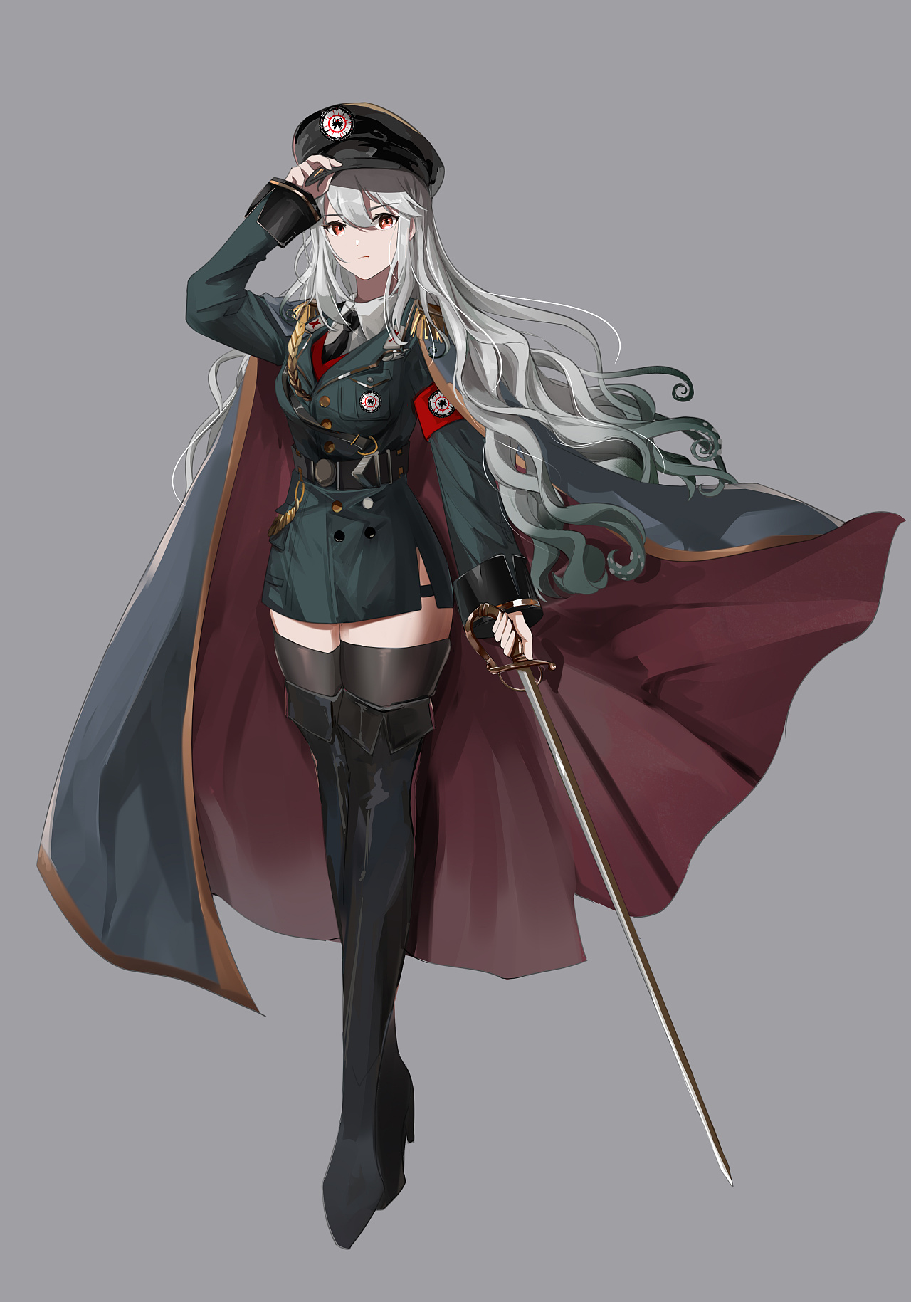 克苏鲁女将军|插画|创作习作|wistariaiai - 原创作品 - 站酷 (zcool)