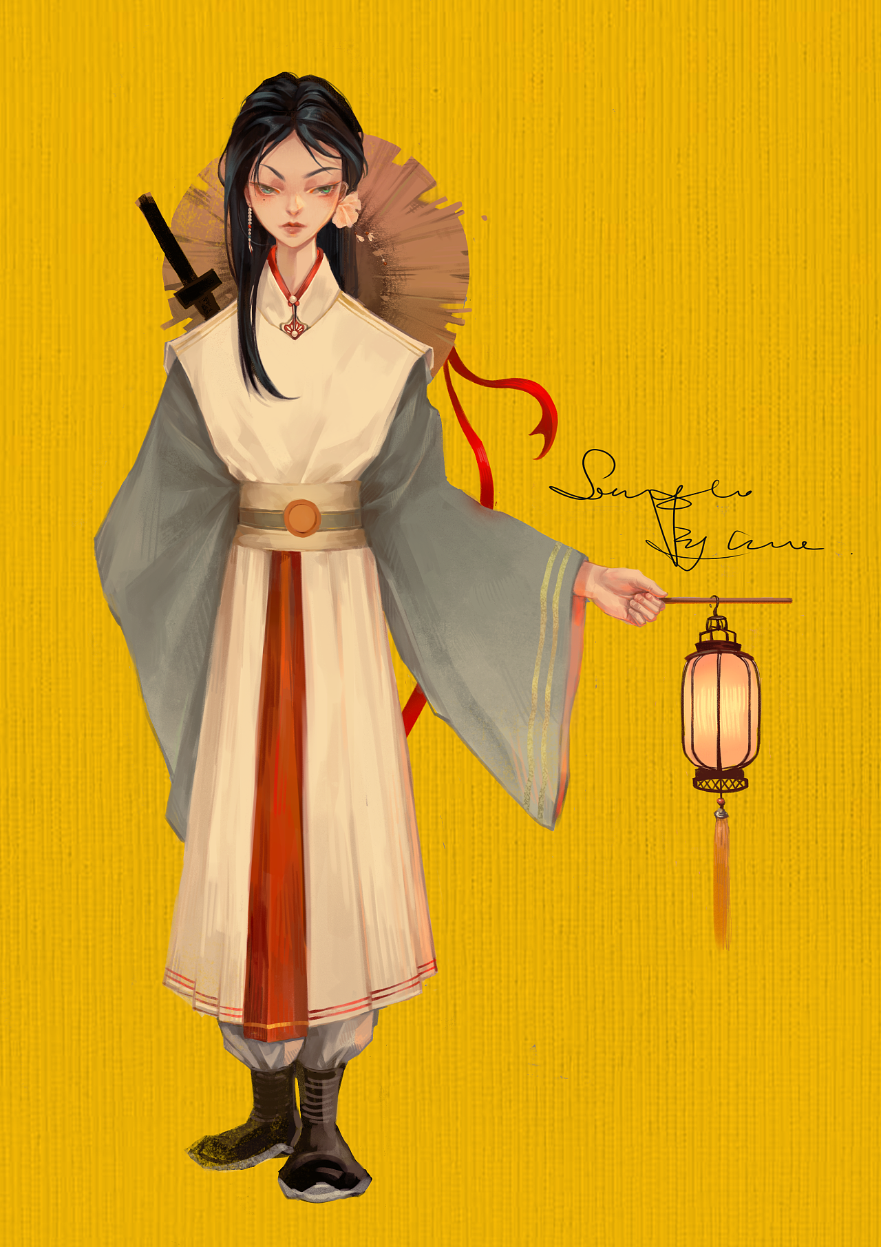 掌灯人|插画|创作习作|林郴 - 原创作品 - 站酷 (zcool)