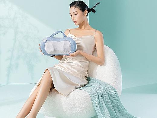 按摩枕-清新居家调