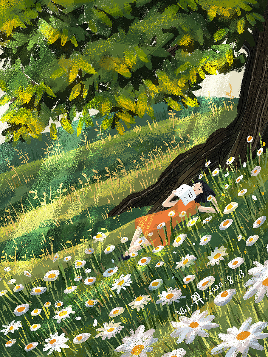 阳光洒落树荫下（图ZMjIyNDgyNDUy） - 创作习作 - 站酷设计师羿羿酱原创素材 - 站酷ZCOOL