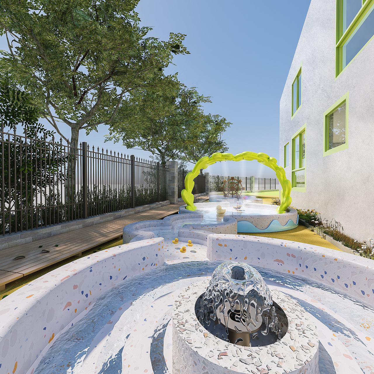 儿童游玩水池(景观公共设施)|空间|景观设计|alin_l - 原创作品