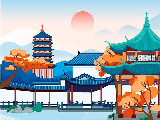风景插画