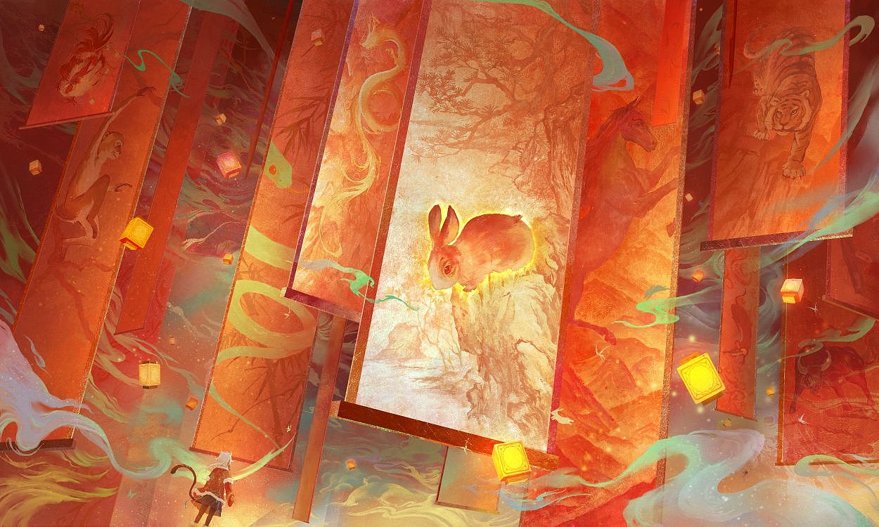 今年又轮到谁了呢？（图ZMzI4Mjk1MjI4） - 艺术插画 - 站酷设计师冉焗原创素材 - 站酷ZCOOL