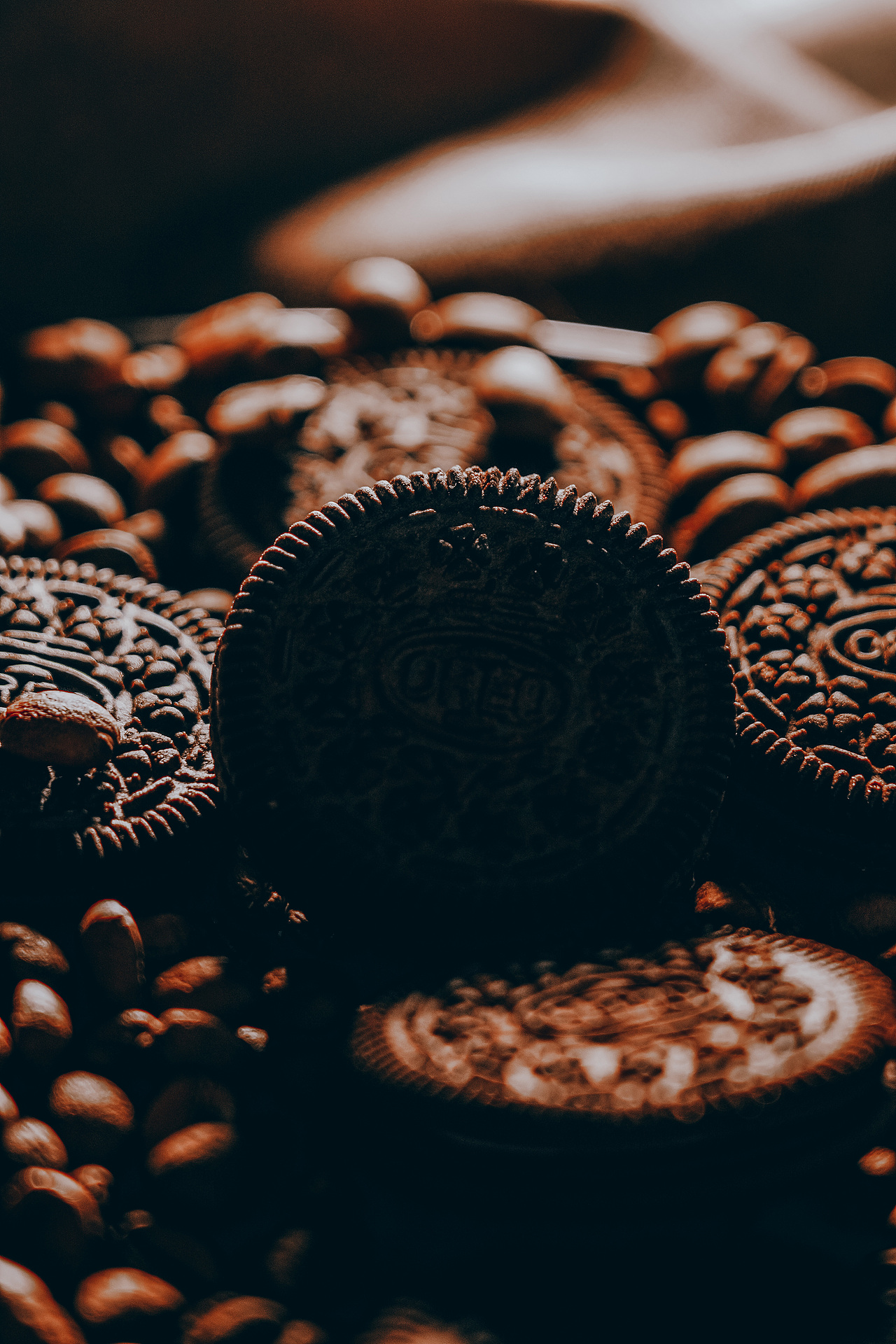 咖啡豆&奥利奥饼干