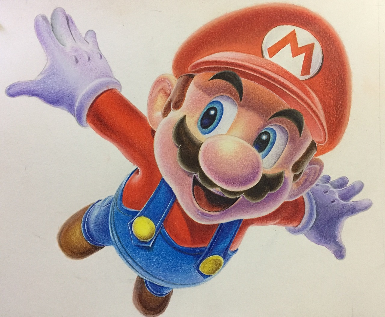 飞翔的玛丽|纯艺术|绘画|当小新有了蜡笔 - 原创作品 - 站酷 (zcool)