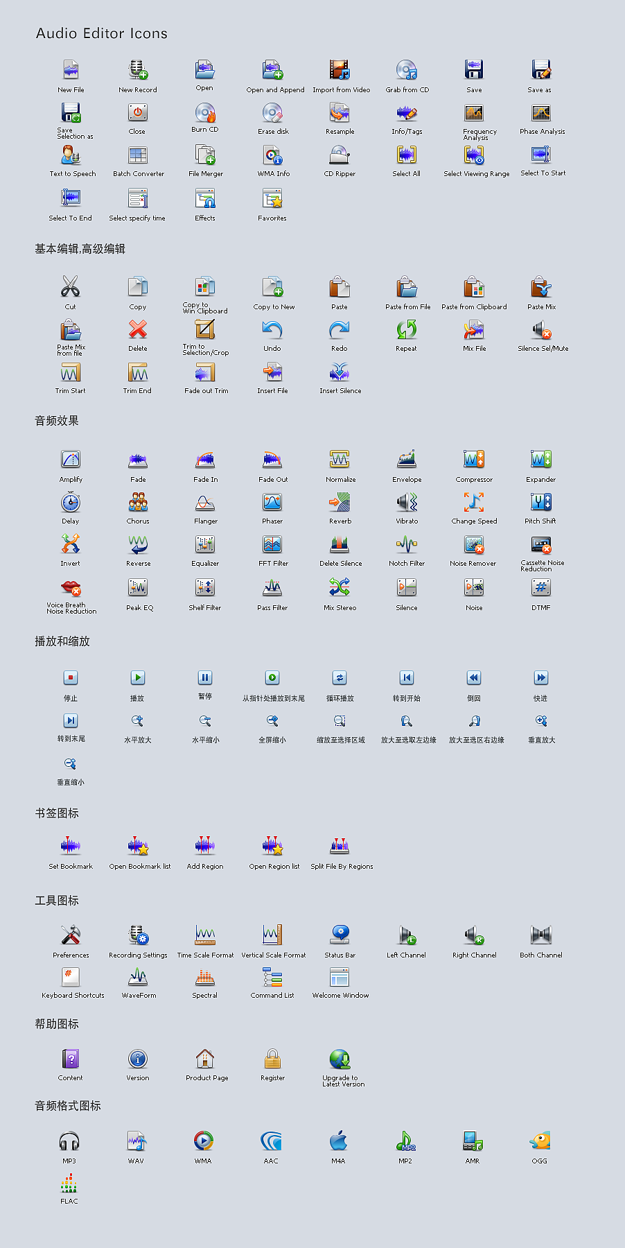 Audio Editor 图标设计（图ZNTE4MjQ0） - 图标 - 站酷设计师gefengdesign原创素材 - 站酷ZCOOL