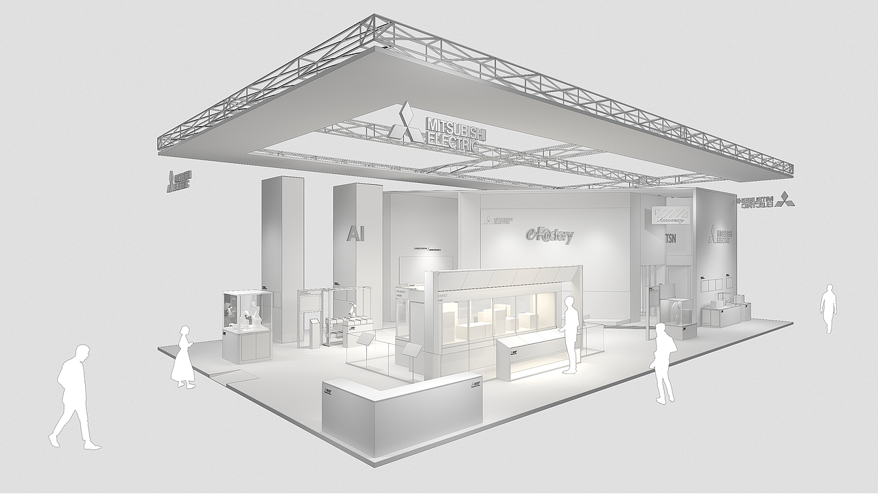 工业博览会 - 三菱重工展览（图ZMjk2MzEyMzky） - 展陈设计 - 站酷设计师梧之桐兮原创素材 - 站酷ZCOOL