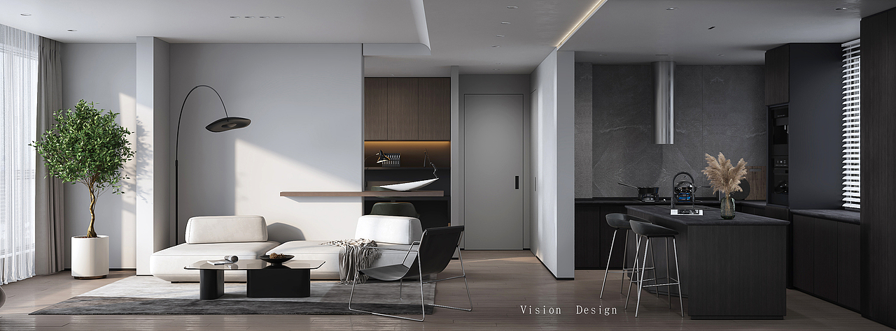 极简风效果图表现（图ZMzAwMTU0Mjg4） - 家装设计 - 站酷设计师Designer丨阿铭原创素材 - 站酷ZCOOL