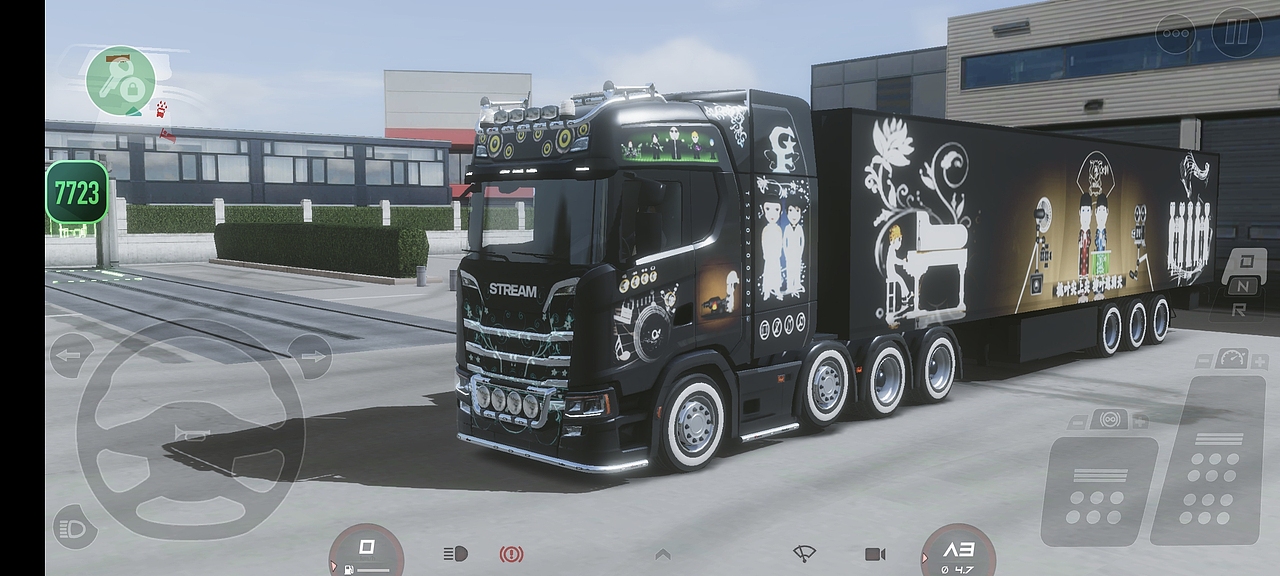 欧洲卡车模拟器3 手游版 自制 插画 涂装（图ZMzY0NzMyOTA0） - 创作习作 - 站酷设计师灬峰灬原创素材 - 站酷ZCOOL