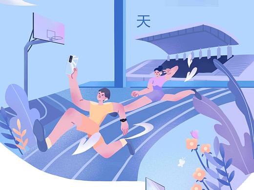 华为开学季宣传画面
