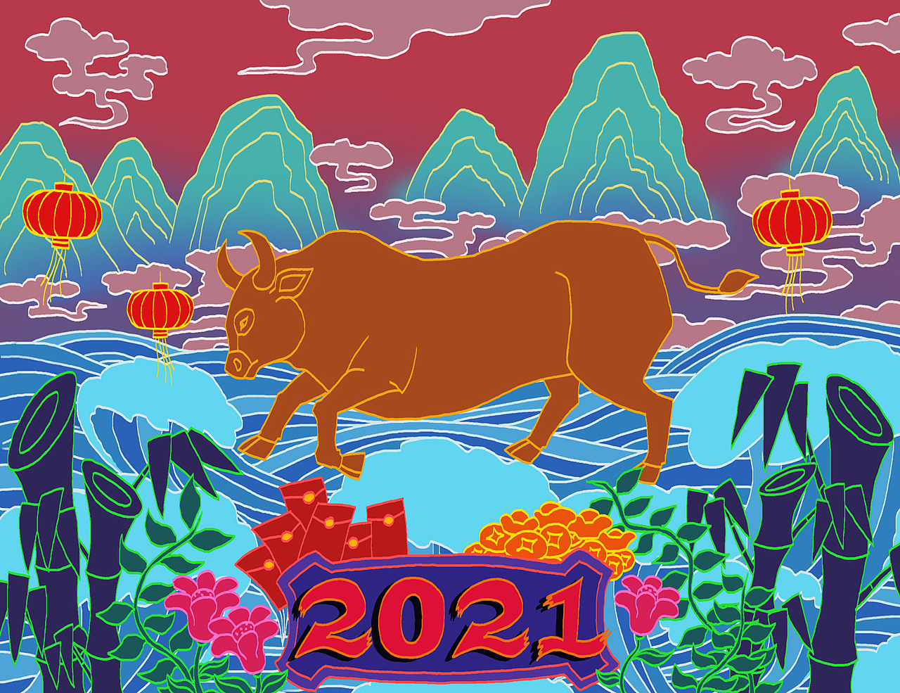 2021年终插画总结