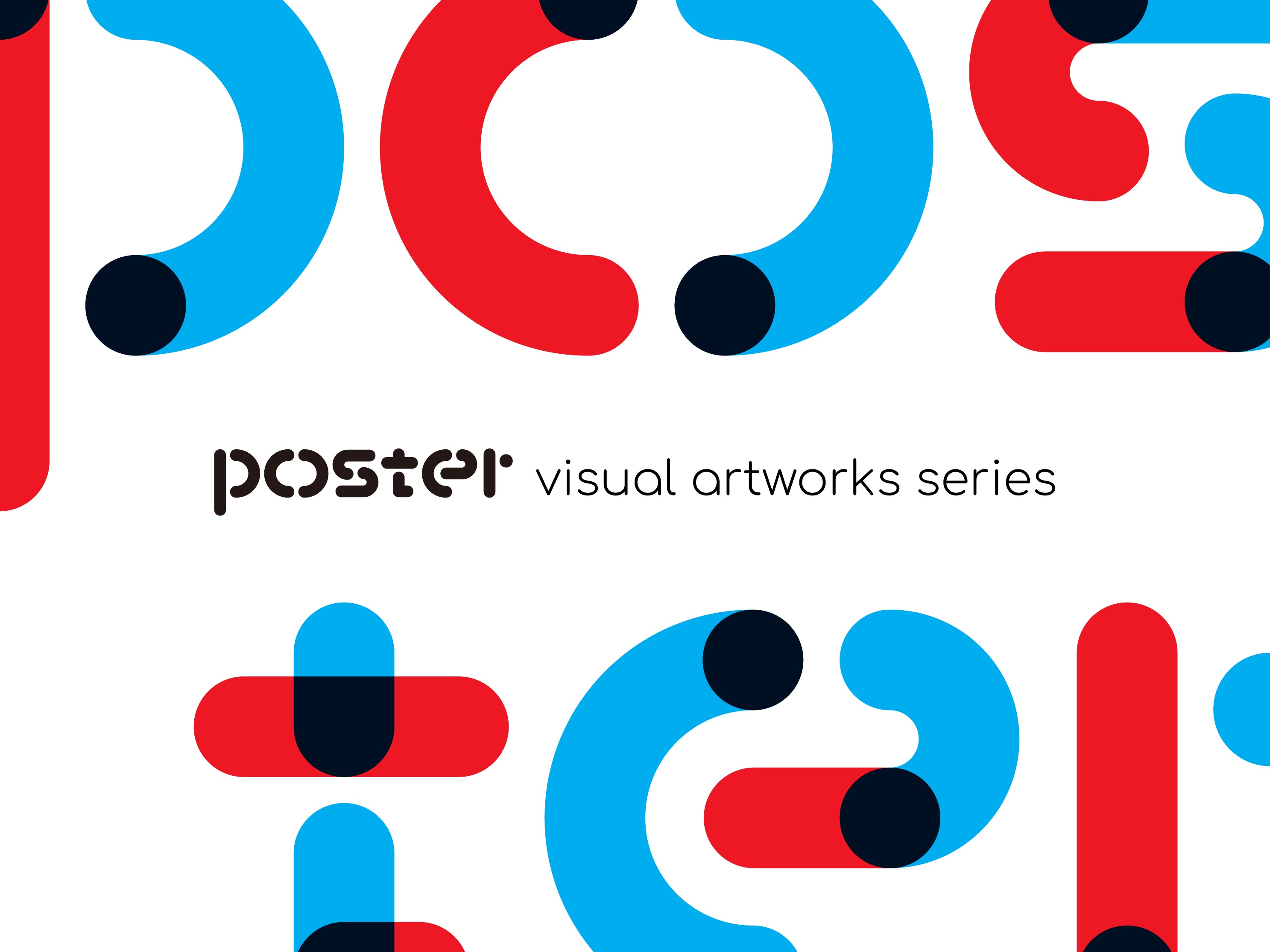 Poster visual artworks series SET 1