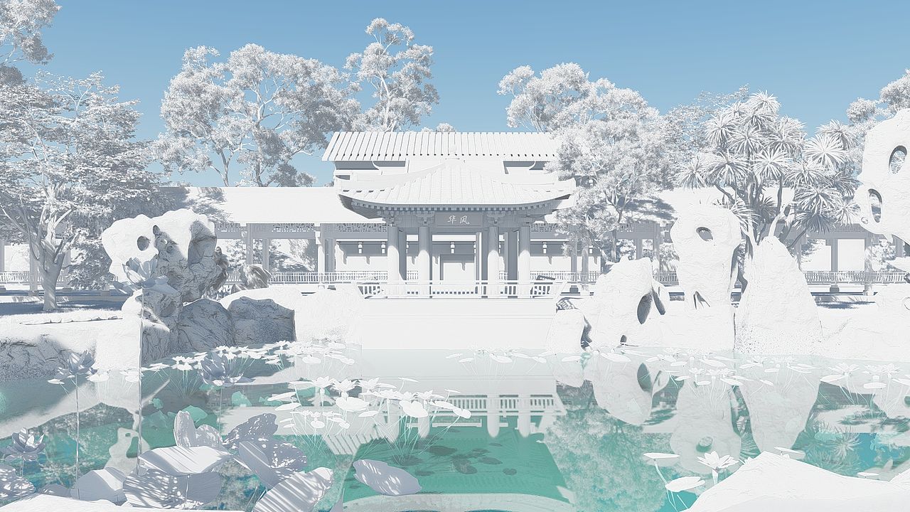Lumion《亭》（图ZMjgxMTA2NDI4） - 建筑设计 - 站酷设计师噜嚕噜噜鲁鲁修原创素材 - 站酷ZCOOL