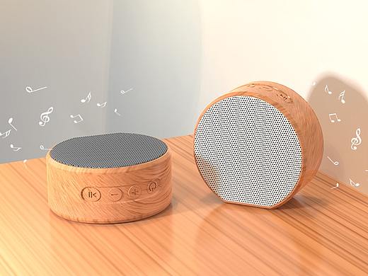 木纹蓝牙音箱