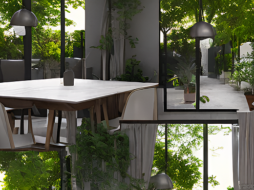 四人小餐桌（個人主頁-ZNjQ3MTY0NDg=） - AI作品 - 站酷設(shè)計(jì)師Z531703691原創(chuàng)素材 - 站酷ZCOOL