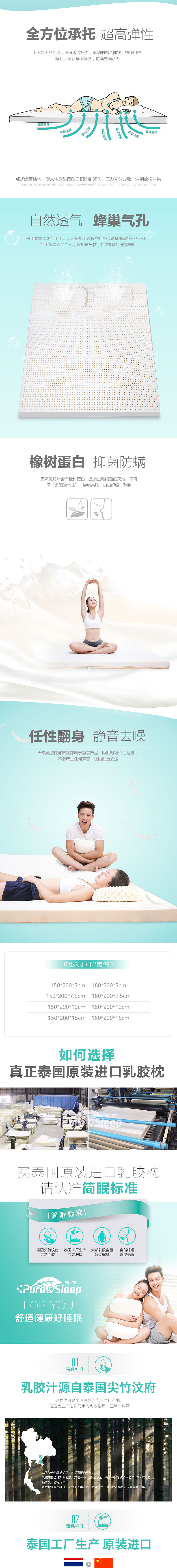 简眠京东店_床垫详情页