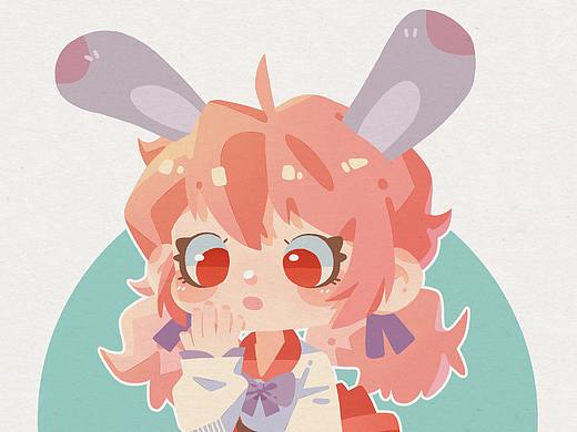 角色设计-小兔拟人