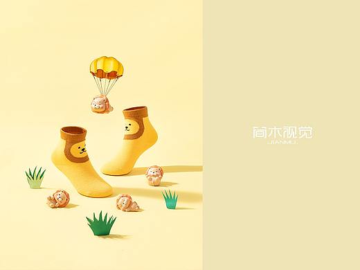 儿童袜子创意摄影丨巴拉巴拉 × 简木视觉童袜打底 拍摄