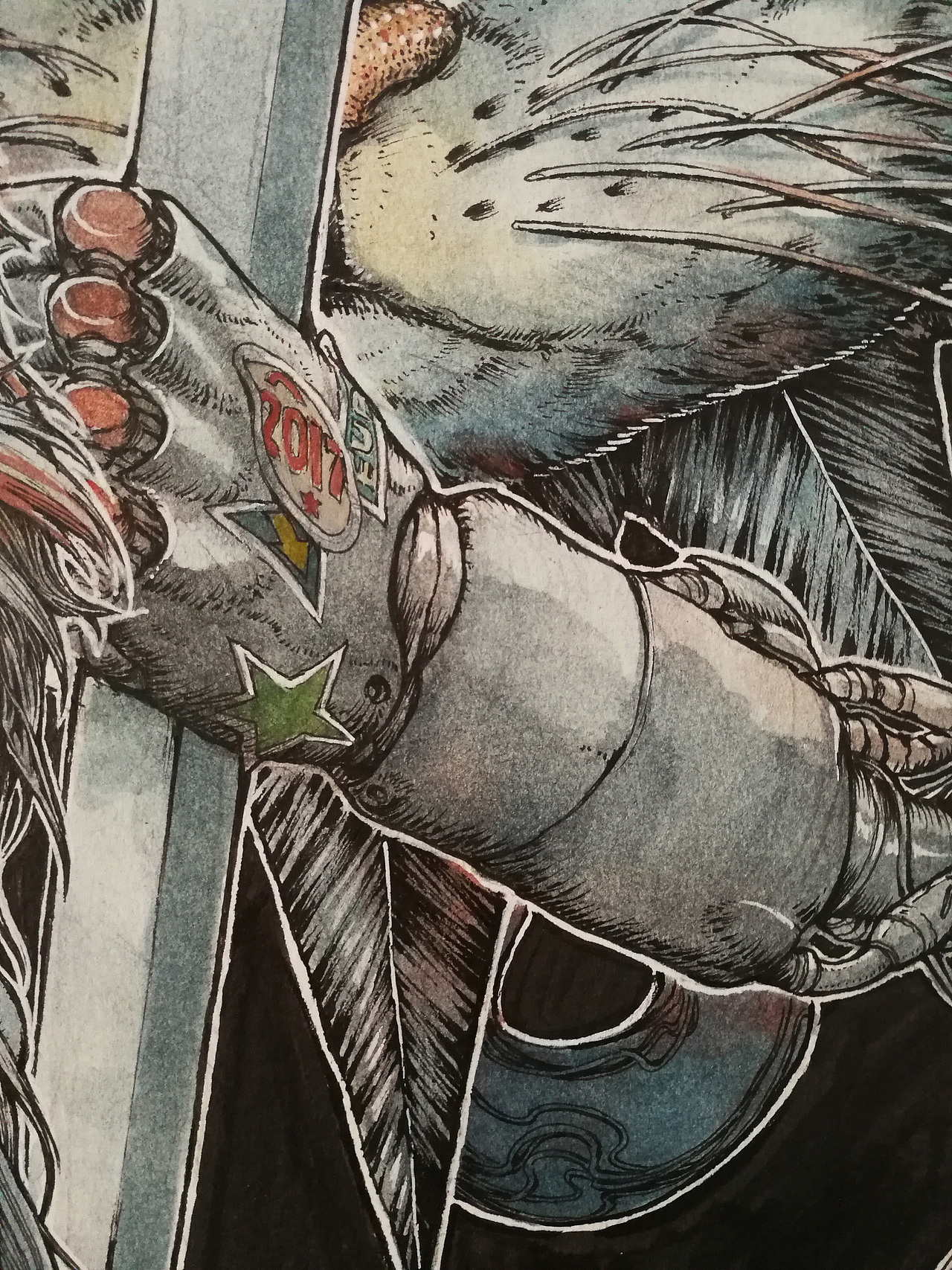 Determination 決心 2018-01（图ZMTA1OTU3NDU2） - 艺术插画 - 站酷设计师我的药呢原创素材 - 站酷ZCOOL