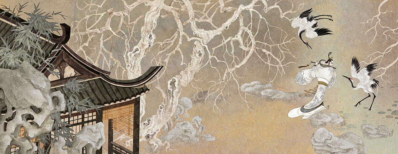 梅花三弄（图ZMTIwODczMDM2） - 绘本 - 站酷设计师尧立原创素材 - 站酷ZCOOL