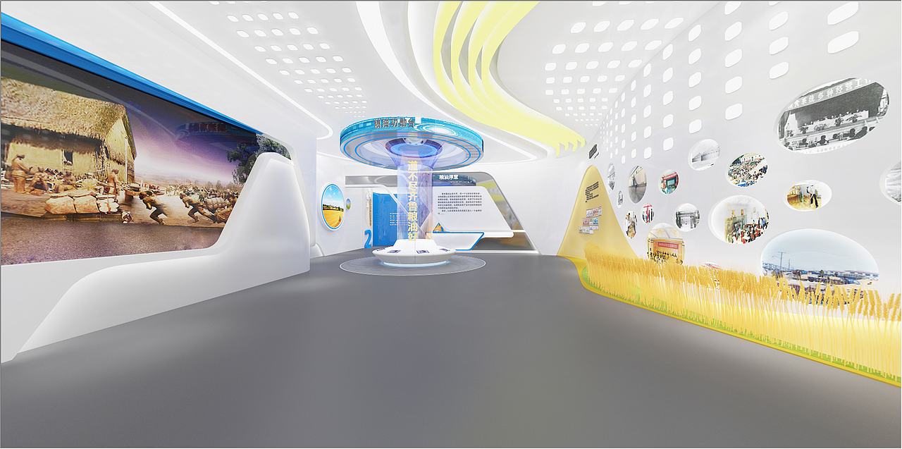 粮油全景展厅项目（图ZMjU2MDU0OTEy） - 展陈设计 - 站酷设计师怪圈文化原创素材 - 站酷ZCOOL