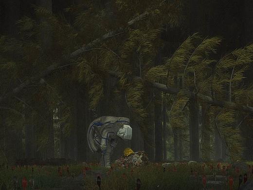 The Forest:spaceman