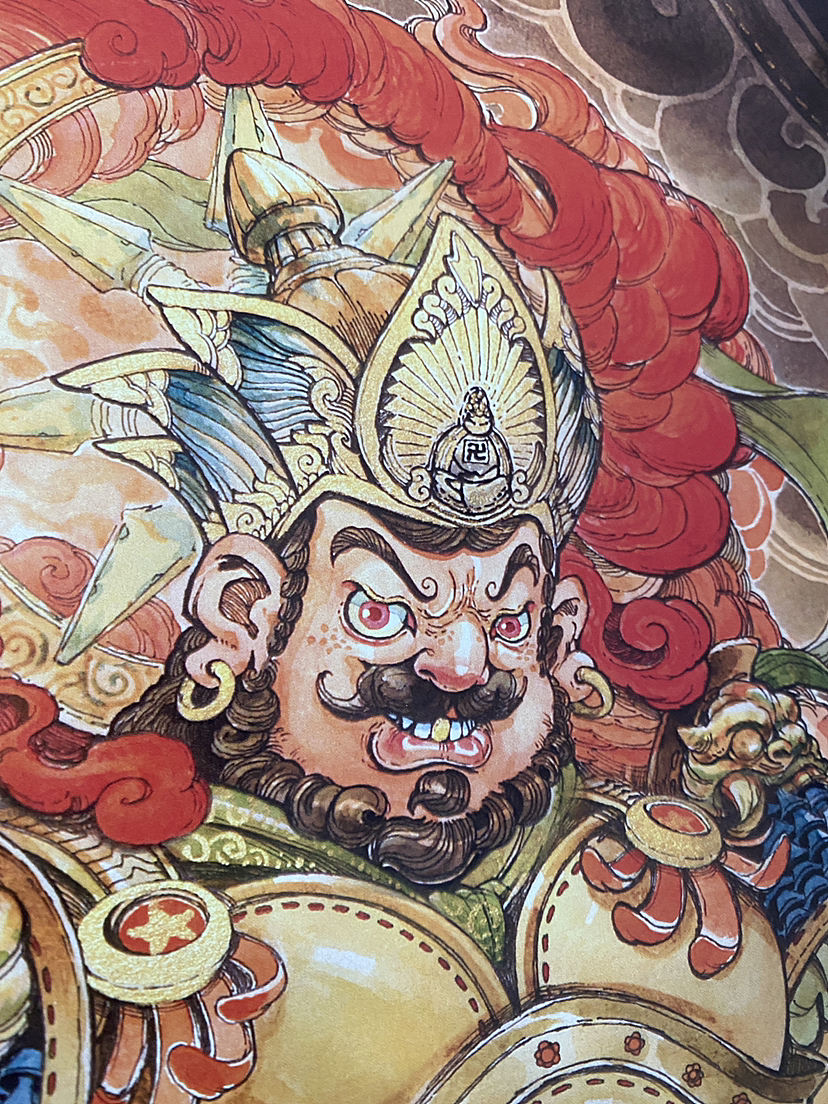 《四大天王》版画（图ZMzQ1NDA5NzMy） - 艺术插画 - 站酷设计师土豆男爵原创素材 - 站酷ZCOOL