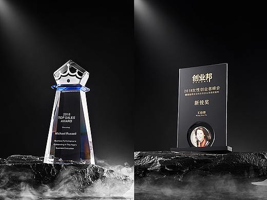 水晶奖杯拍摄 奖杯拍摄—浦江光圈摄影工作室