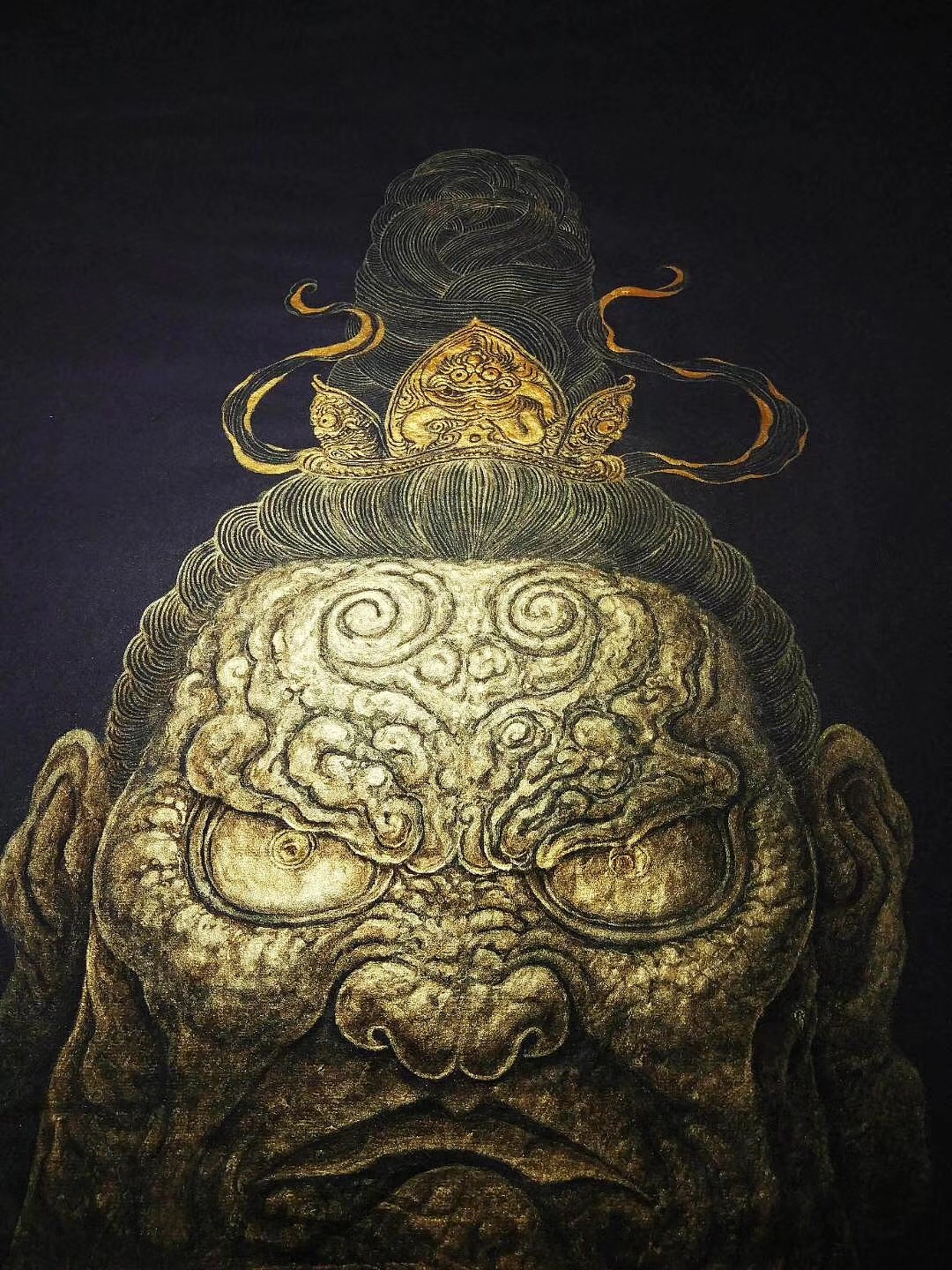 《独角金刚图》（图ZMTIyODU1NDAw） - 绘画 - 站酷设计师明子水墨奇幻世界原创素材 - 站酷ZCOOL
