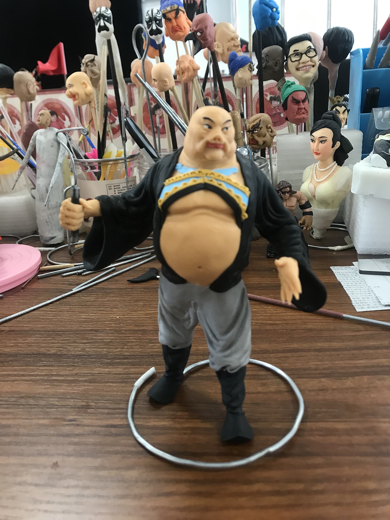 康健面塑作品《西游妖王》