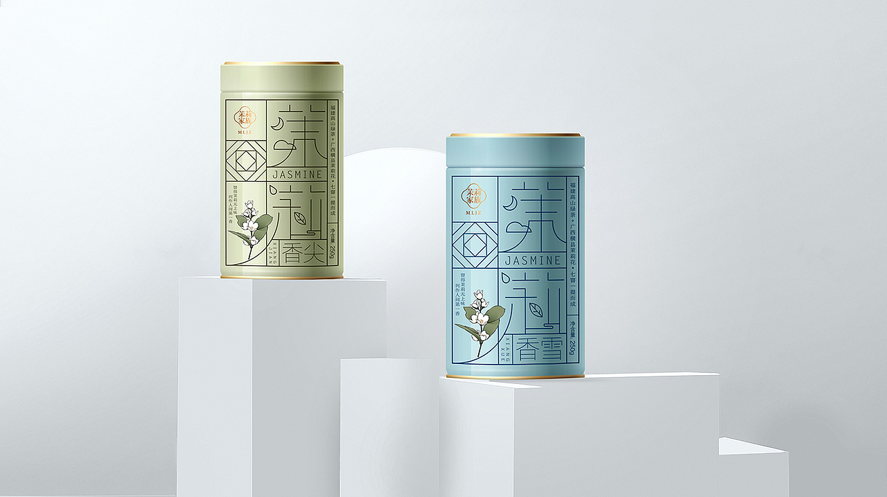 朱再山设计出品——艺福堂 茉莉家族（图ZMjMzMjQwOTky） - 包装 - 站酷设计师朱再山品牌设计原创素材 - 站酷ZCOOL