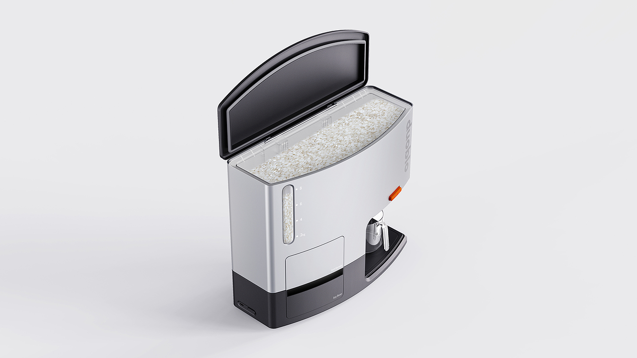 自动落米桶 Auto rice-drop（图ZMjYzOTU0OTMy） - 生活用品 - 站酷设计师上海平几设计公司原创素材 - 站酷ZCOOL
