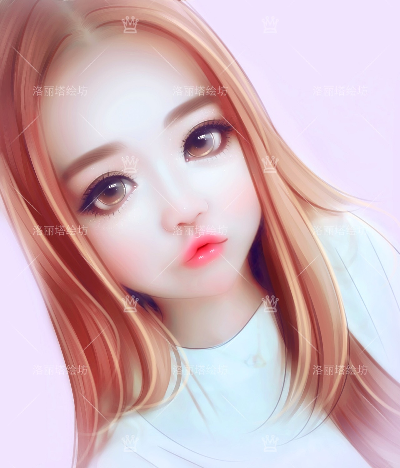 唯美娃娃风转手绘（图ZNDgyMzYxMTY=） - 创作习作 - 站酷设计师奔奔晓蓉原创素材 - 站酷ZCOOL