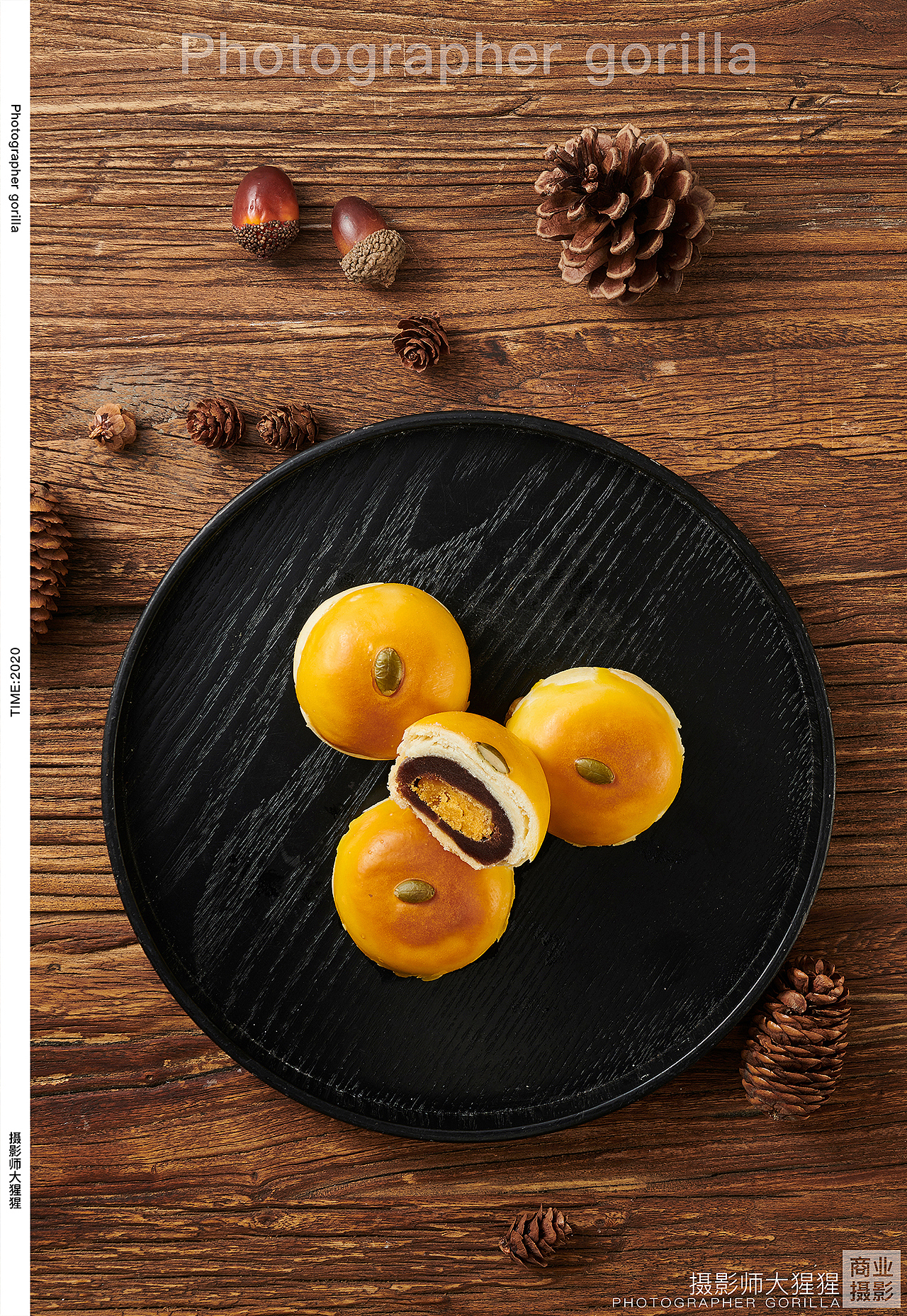 糕点面包拍摄食品摄影传统点心枣心糕蛋黄酥桃花卷