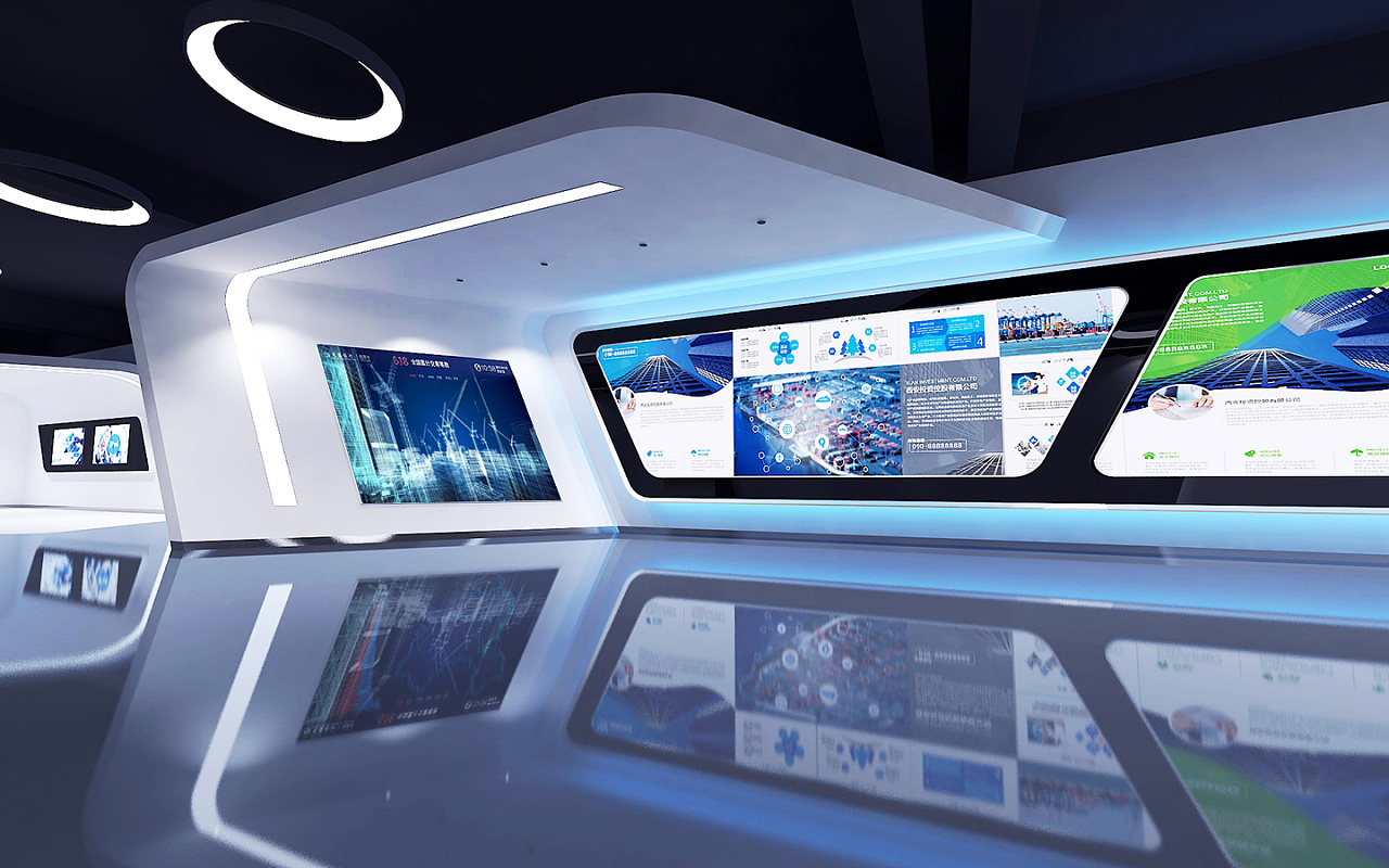 某大数据集团展厅