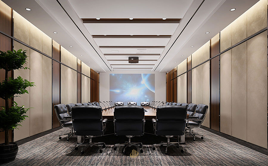 深圳办公室装修设计案例-兴润文化办公室-广深艺建设