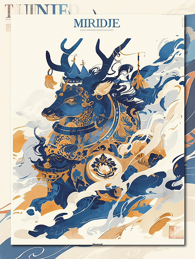 敦煌九色鹿系列