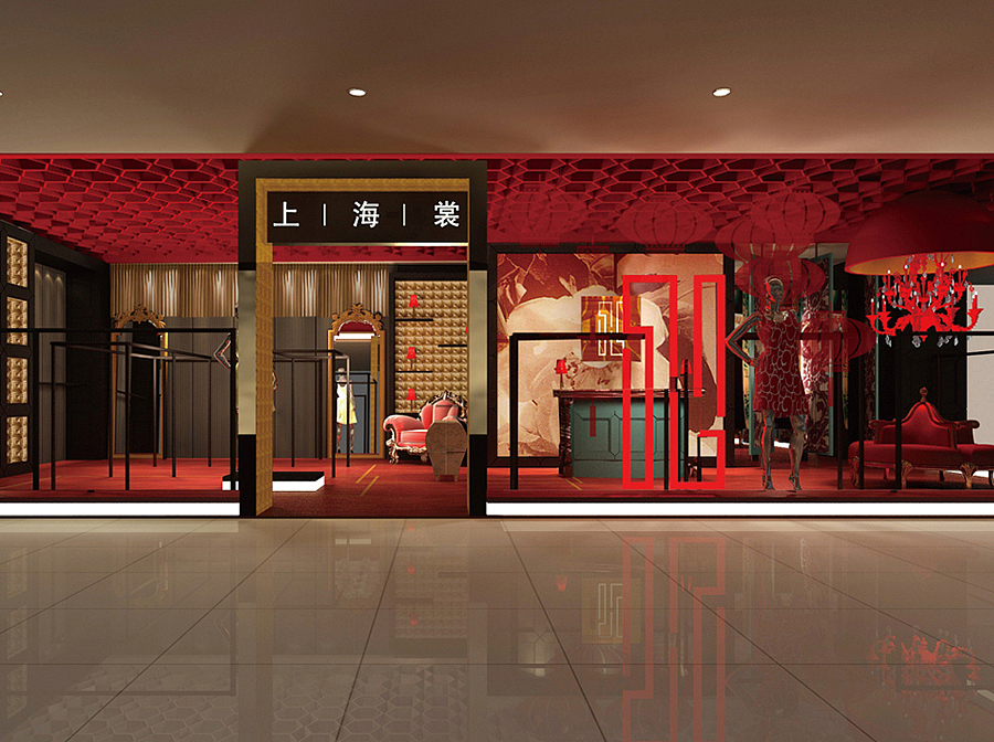 服装VI形象设计:线下印刷品物料及店面设计