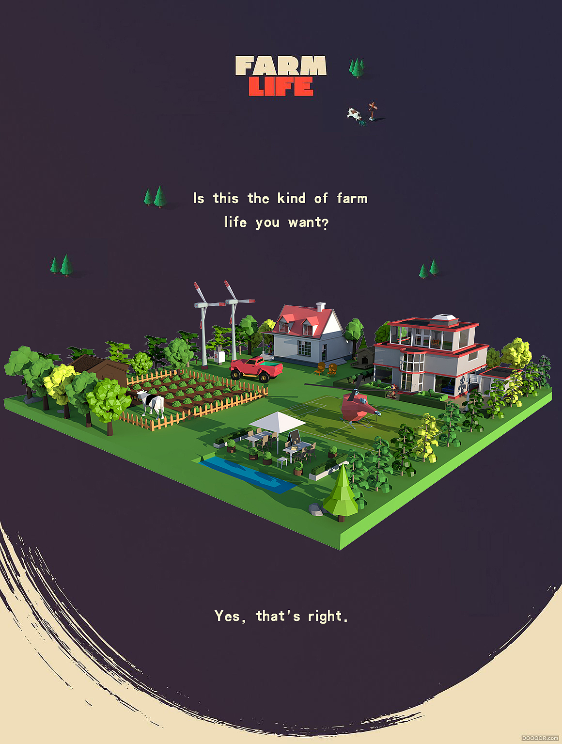 farm life（图ZMTY1NzUwMDE2） - 场景 - 站酷设计师宇智波沈腾原创素材 - 站酷ZCOOL