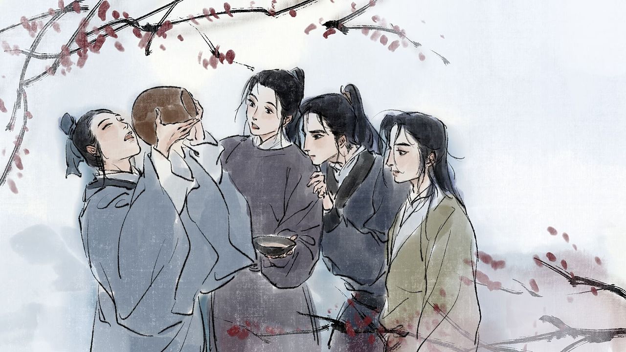 国风绘画（图ZMzMzODI2NDI4） - 创作习作 - 站酷设计师一只咸水母原创素材 - 站酷ZCOOL