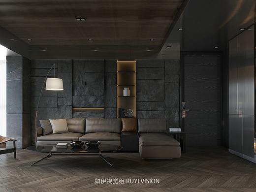 暗系家装l如伊视觉（个人主页-ZNDk3Njg3Njg=） - 家装设计 - 站酷设计师Z11064247原创素材 - 站酷ZCOOL