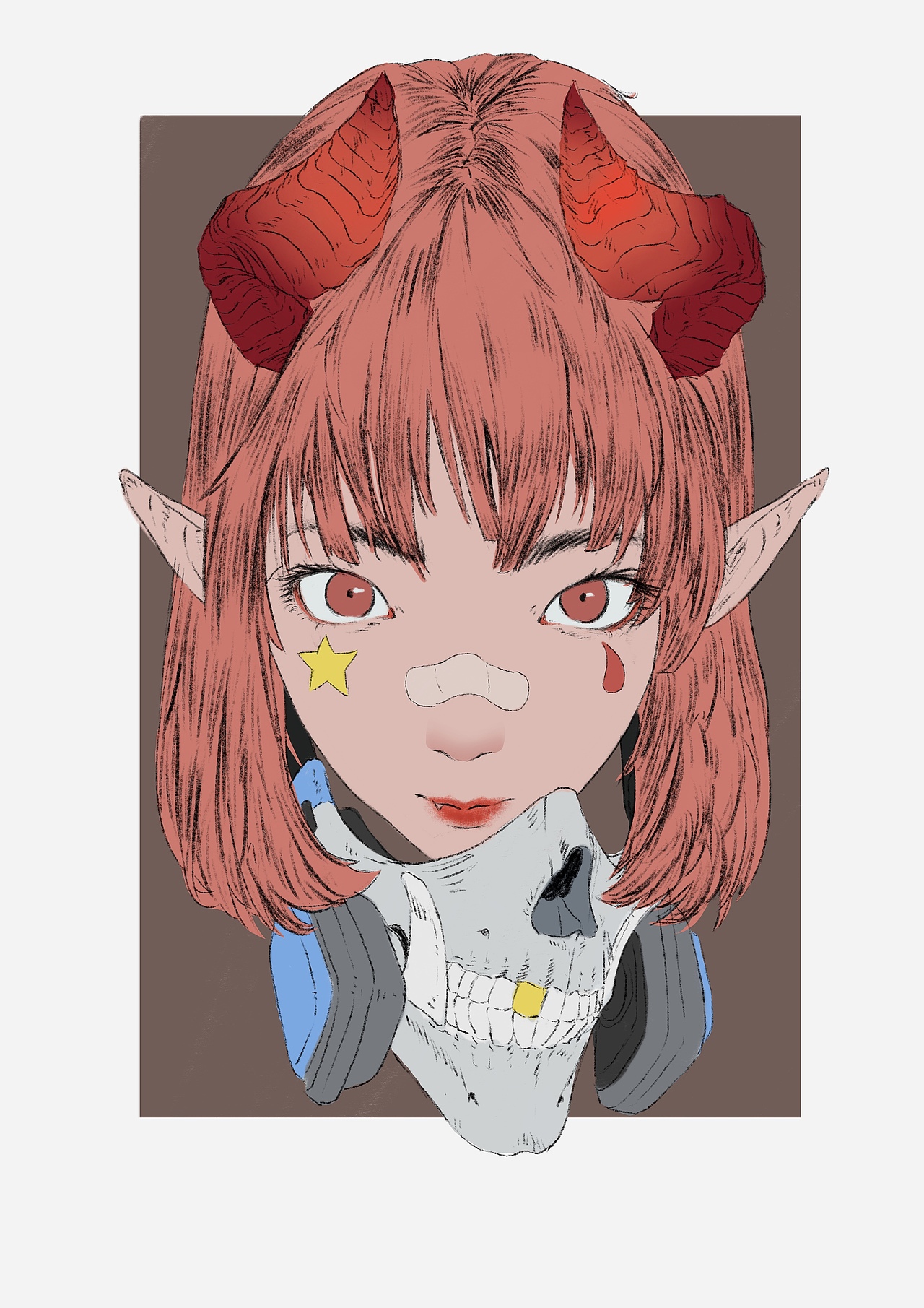 妖魔鬼怪快离开！（图ZMTk0ODg1MDcy） - 艺术插画 - 站酷设计师今不问原创素材 - 站酷ZCOOL