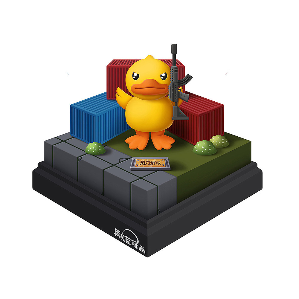 b.duck小黄鸭 和平精英盲盒项目
