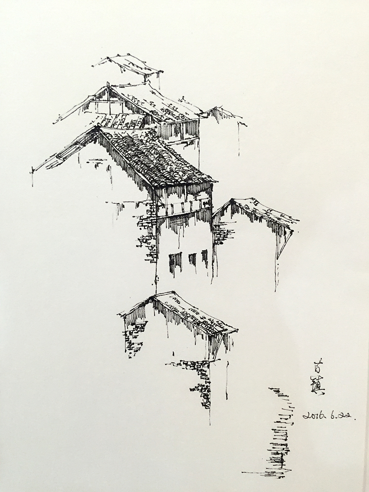 风景速写|纯艺术|绘画|孤独的灵魂者_临摹作品-站酷zcool