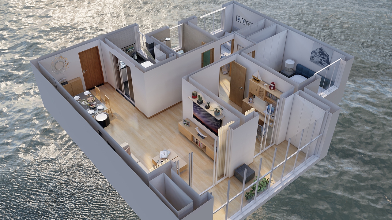 九烨鼎观世界三期红堡 lumion10.3渲染