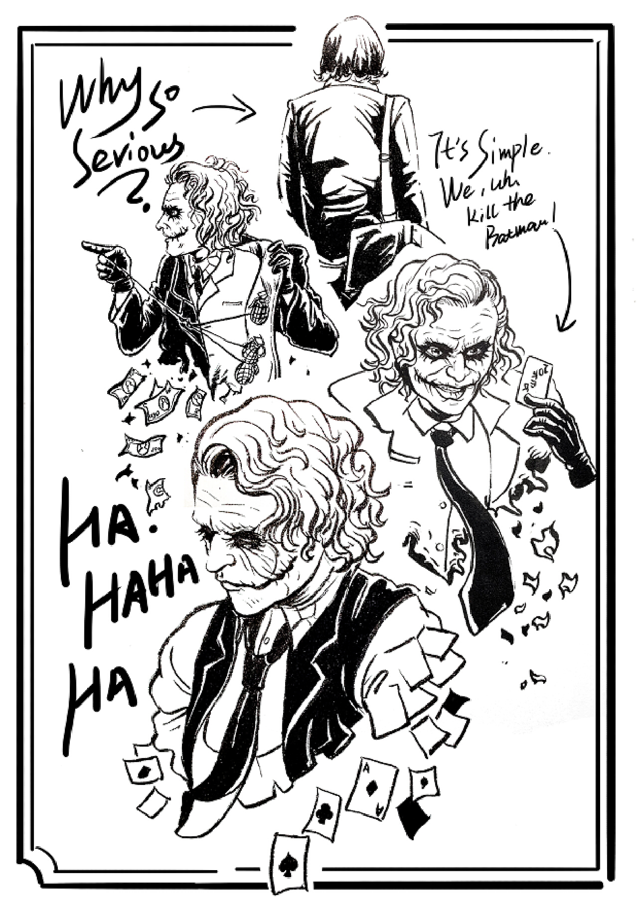 The Joker - le Joker fan Art (23255208) - fanpop