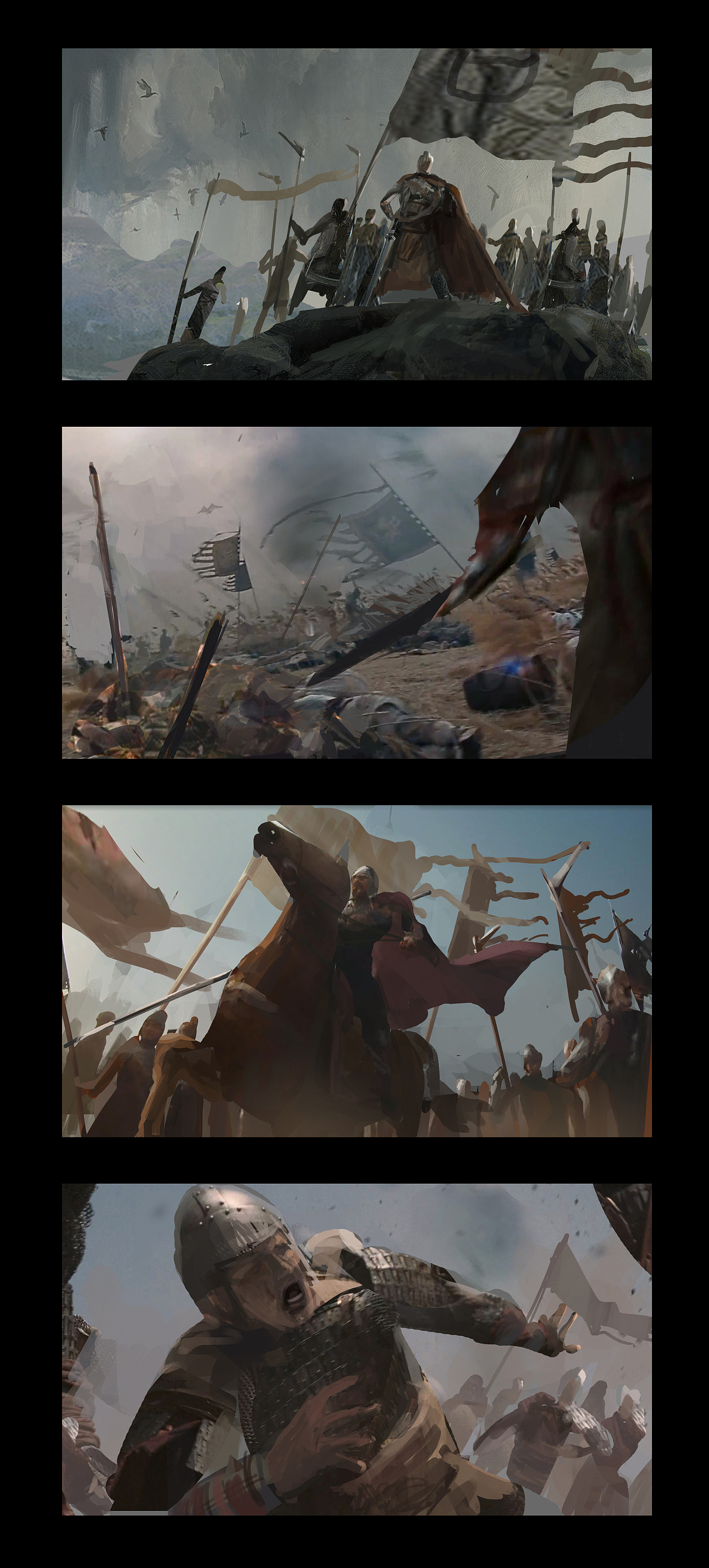 一组分镜气氛图