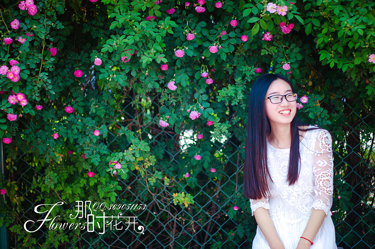 一墙的蔷薇，花开的初夏（图ZNDgyNTA4NzY=） - 人像摄影 - 站酷设计师卡卡丘666原创素材 - 站酷ZCOOL